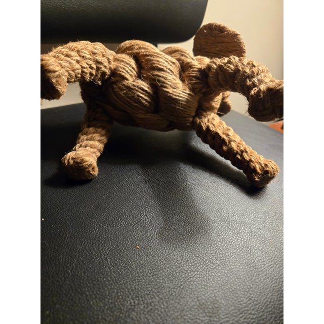 Mid-Century Jute Rope Art For Sale In Louisville - Image 6 of 12