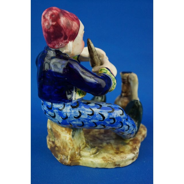 1950s Vintage Italian Art Deco Ceramic Figurine by Leopold Anzengruber, 1950s For Sale - Image 5 of 18