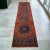 1970s Distressed Oushak Runner Rug Muddy Waters Color Hallway For Sale - Image 6 of 12