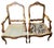 19th Century Louis XV–Style Walnut Fauteuil Armchairs For Sale - Image 9 of 14