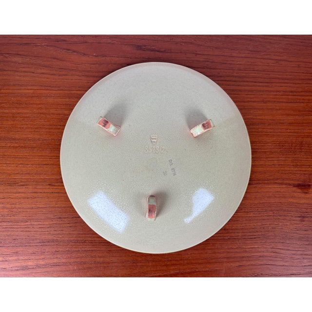 Mid-Century German Tripod Ceramic Bowl from Wächtersbach, 1960s For Sale - Image 14 of 18