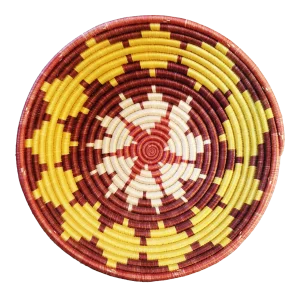 1990s Artisanal Rwandan Basket