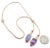 2010s Bulgari Rose Gold Amethyst Chalcedony Tourmaline Lariat Necklace For Sale - Image 5 of 15