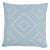 Tribal Schumacher Tortola Indoor & Outdoor 22" Pillow in Sky For Sale - Image 3 of 3
