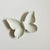 Postmodern White Ceramic Butterfly Tray For Sale - Image 3 of 8