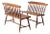 Mid-Century Colonial Revival Maplelux Maple Benches Pair For Sale