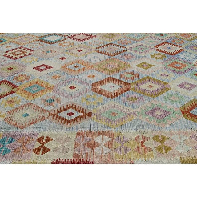 2010s Traditional Handwoven Turkish Kilim Rug-8'3" X 11'9" For Sale - Image 5 of 12