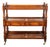 English 1820s Mahogany Trolley on Casters with Open Shelves and Two Drawers For Sale