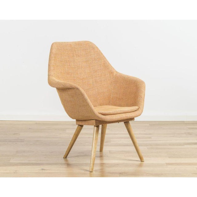 A very rare chair by Miroslav Navrátil. Beautiful, original shape of the piece. I have official proof of authenticity such...