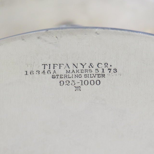 Tiffany and Co. Antique Tiffany & Co. 925 Sterling Silver Fruit Bowl For Sale - Image 4 of 7
