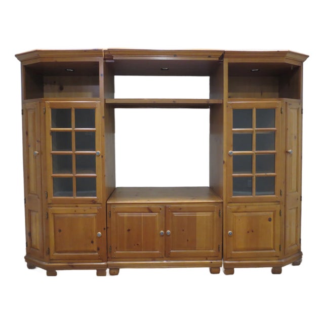 Pine Wall Storage System For Sale