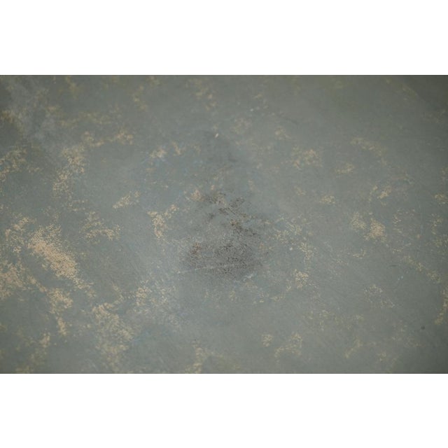 Solid Six Pillar French Country House Coffee Table in Original Paint For Sale - Image 13 of 18