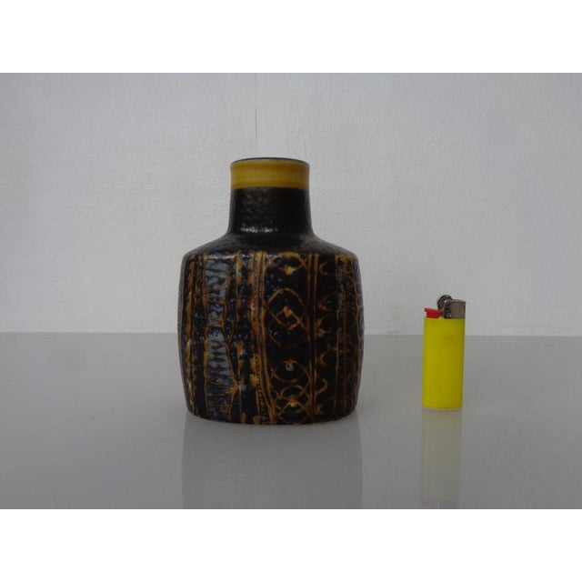 1960s Baca Fajance Studio Ceramic Vase by Nils Thorsson for Royal Copenhagen, Denmark, 1960s For Sale - Image 5 of 18