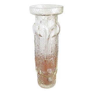 Italian Glass Vase attributed to Wayne Husted for Stelvia, Italy, 1960s For Sale