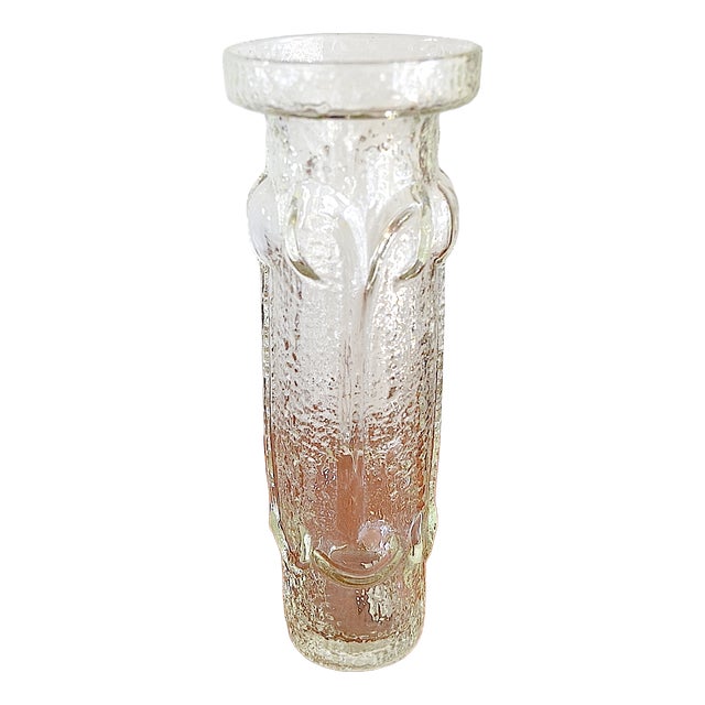 Italian Glass Vase attributed to Wayne Husted for Stelvia, Italy, 1960s For Sale