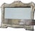 Silver 1980s Shabby Chic Silverplated Picture Frame With Sculpted Foliate Border for 5"x7" Landscape Vertical Picture For Sale - Image 8 of 11