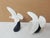 Mid-Century Modern Vintage - Pair of John Perry Seagulls in Flight Figurines - Black Base - White Matte Pellucida For Sale - Image 3 of 15
