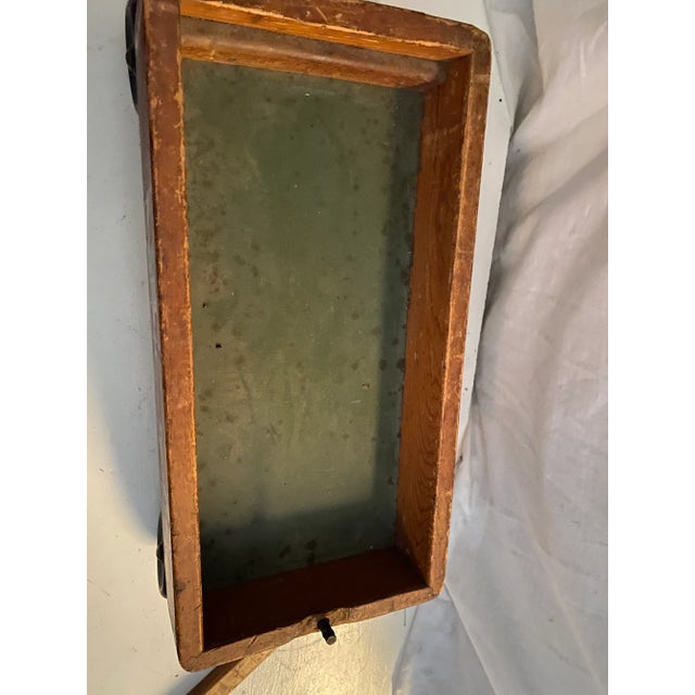 Wood Antique Child’s Wagon Wooden Carriage Buggy Horses For Sale - Image 7 of 13