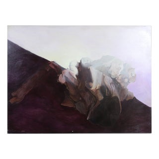J. Dupain, Abstract Composition, 1960, Oil Painting on Canvas For Sale