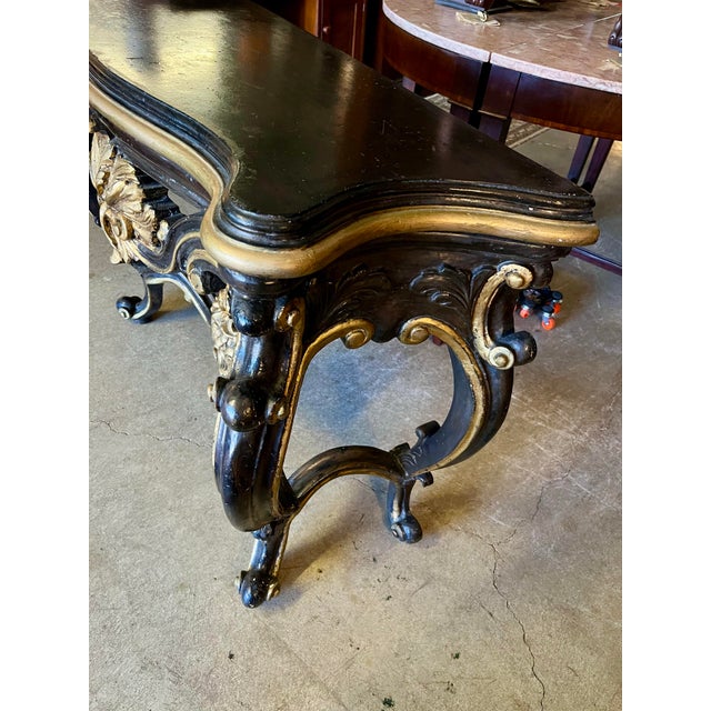 Baroque Style Console Table For Sale - Image 10 of 10