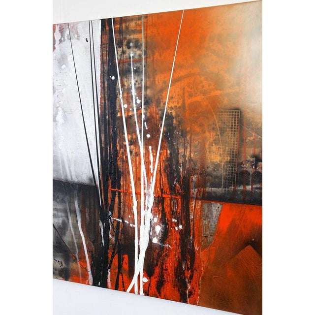 Textile MS, Invasion Pt. II, Acrylic on Canvas, 2024 For Sale - Image 7 of 11