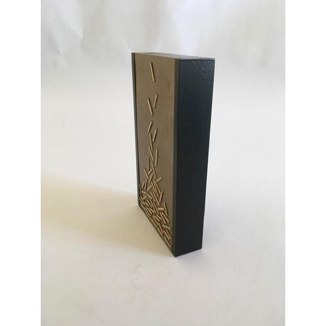 Vintage Italian Bronze Abstract Sculpture by Beppe Bonetti, 1990 For Sale - Image 4 of 18