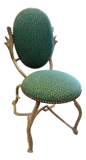 Whimsical Aluminum Antler Chair Designed by Arthur Court, USA 1970's