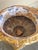 Vintage Large French Baroque Cast Metal Polychrome Water Gilt Vase Jardiniére For Sale - Image 11 of 13