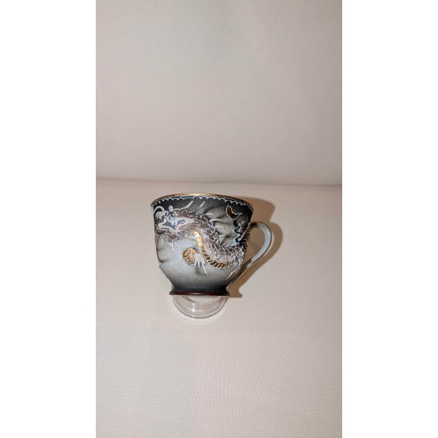 Cup and Saucer With Dragon Print From Japan For Sale In Baltimore - Image 6 of 10