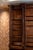 Brown Monumental Carved Walnut English Victorian Two Piece Breakfront Bookcase For Sale - Image 8 of 9