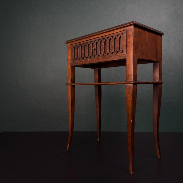 Vintage Wooden Nightstand, Italy, 1970s For Sale - Image 13 of 18