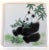 Ceramic Set of 4 Porcelain Panda Bear Coasters For Sale - Image 7 of 13
