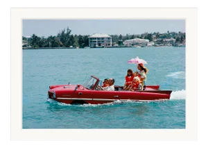 Slim Aarons, "Sea Drive," January 1, 1967 Getty Images Gallery Framed Art Print