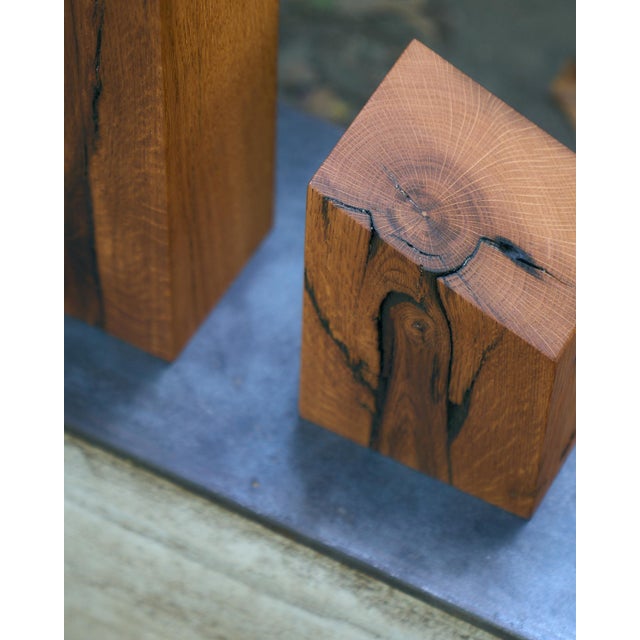 Henry Moore Brian Welch, Twins, Contemporary Red Oak Sculpture For Sale - Image 4 of 8