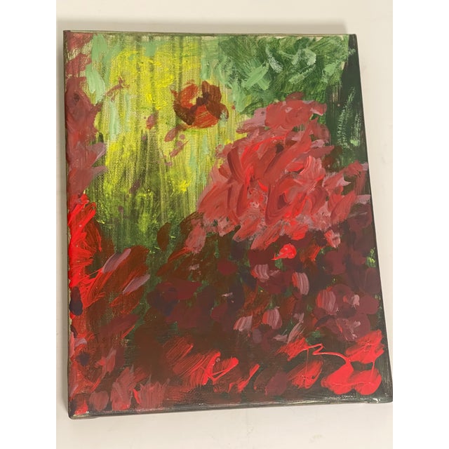 Abstract 1970s Abstract Expressionist Triptych on Canvas Signed by the Artist For Sale - Image 3 of 6