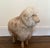 Traditional Lalanne Style Carved Wood and Fur Sheep Stool or Statue For Sale - Image 3 of 8