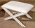Mid 20th Century Pair X-Frame Footstools - 2 Pieces For Sale - Image 4 of 6