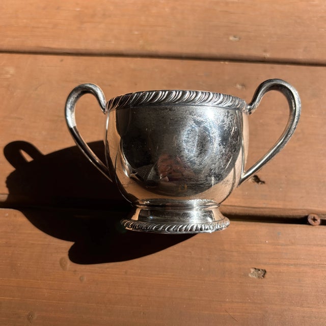 Metal Early 20th Century M. Fred Hirsch Co Sterling Creamer and Sugar For Sale - Image 7 of 12
