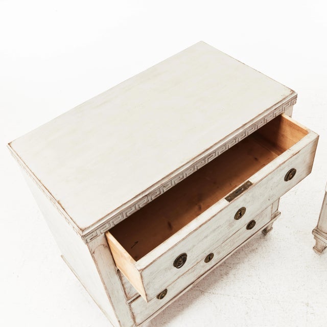 Gustavian (Swedish) Twin Chests of Drawers, 1850s, Set of 2 For Sale - Image 3 of 6