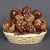 Italian Brown & White Majolica Fruit Basket, 1960s For Sale - Image 11 of 11