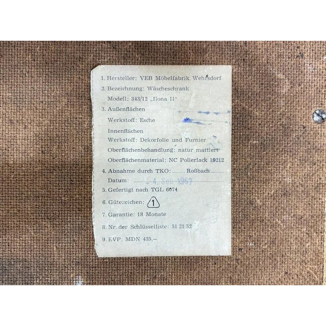 Vintage Wardrobe in Pine, 1960s For Sale - Image 8 of 9