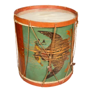 American Painted Ash Drum Now A Table
