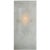 Dominica Rectangle Sconce in Burnished Silver Leaf and Alabaster Designer: AERIN Height: 19.5" Extension: 3.25" Backplate:...