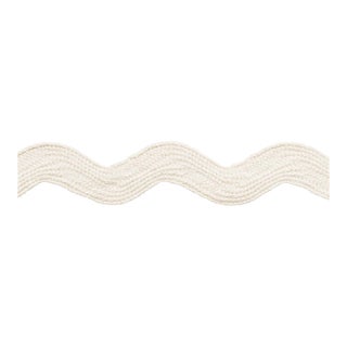 Schumacher Ric Rac Tape Large Tape in Ivory For Sale