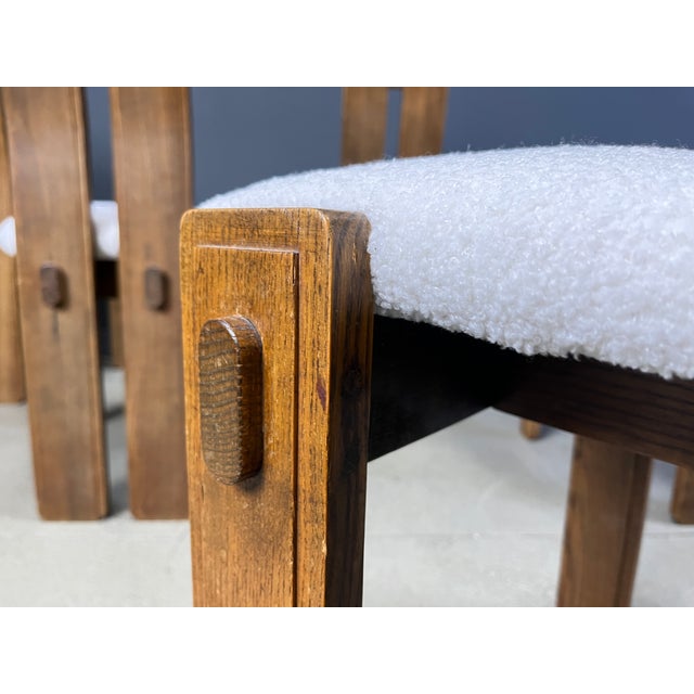 Brutalist Dining Chairs, 1960s, Set of 6 For Sale - Image 4 of 9