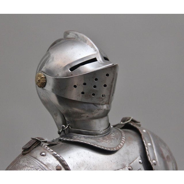 Early 20th Century Miniature Suit of Armour For Sale - Image 6 of 15