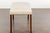 English 19th Century English Regency Bench with Saber Legs and Custom Linen Upholstery For Sale - Image 3 of 12