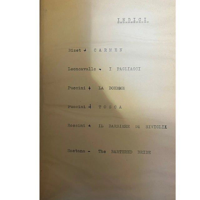 Antique Opera Bundle: Verdi The Masked Ball & Bizet Carmen Score Libretto For Sale In San Francisco - Image 6 of 6