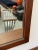 1970’s Craft Made Walnut Mirror and Wall Shelf with Drawer For Sale - Image 4 of 12