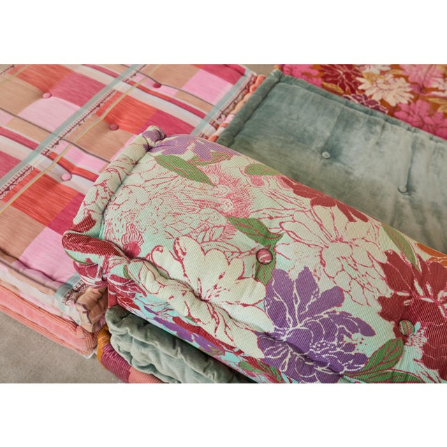 Textile Mah Jong 34 Piece Kenzo Missoni Sofa by Hans Hopfer for Roche Bobois For Sale - Image 7 of 12